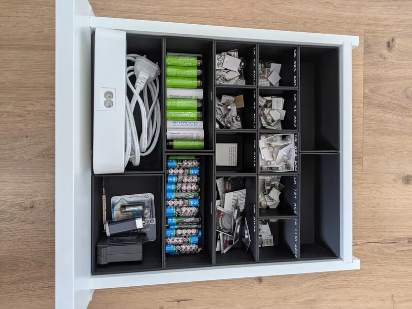 Bộ Organizer Pin cho Ngăn Kéo Ikea Kallax (Kallax Schublade) - Image 2