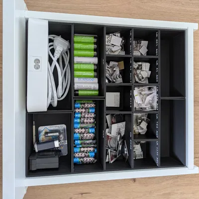 Bộ Organizer Pin cho Ngăn Kéo Ikea Kallax (Kallax Schublade)