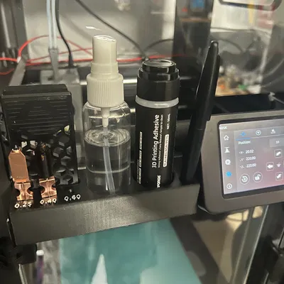 Tấm gắn màn hình enclosure Flashforge AD5X kèm hộp đồ nghề