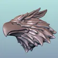 Đầu Griffin sẵn sàng in 3D (STL print-ready) - Thumbnail 4