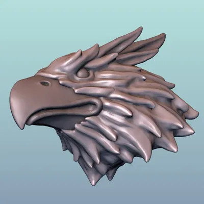 Đầu Griffin sẵn sàng in 3D (STL print-ready)