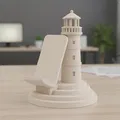 Giá Đỡ Điện Thoại Hải Đăng (Lighthouse Phone Stand) - Model 3D In 3D - Thumbnail 1