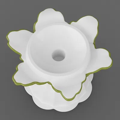 Leaves Egg Cup 01 – Ly đựng trứng 3D đế lá