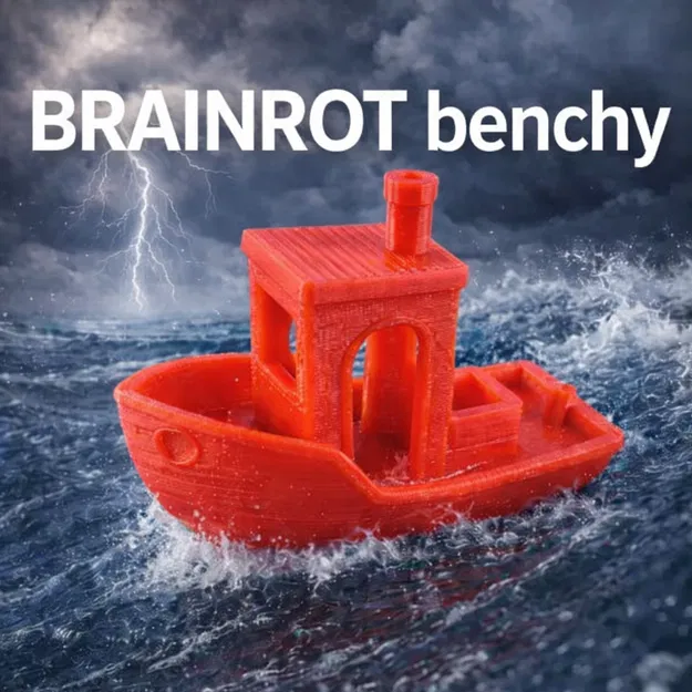 Brainrot Benchy Tug Boat - Image 1