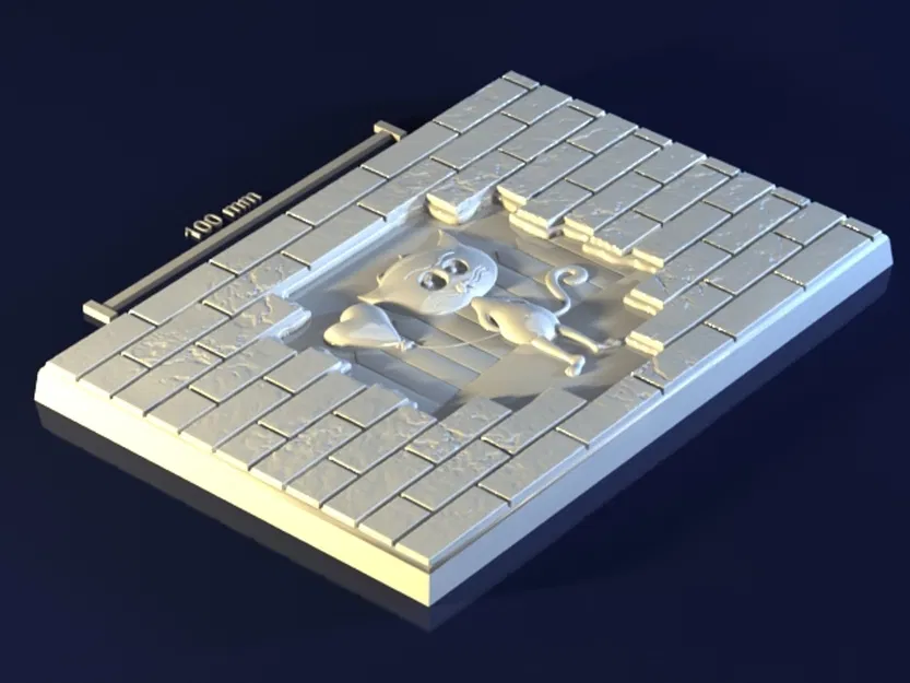 Love Cat_1be4I – Mẫu 3D khuôn mèo nhút nhát đang yêu - Image 3