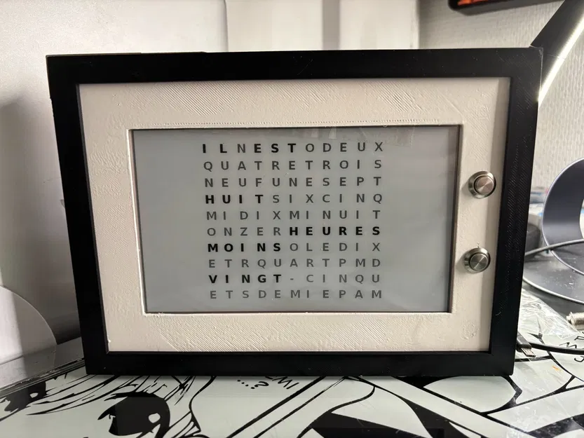 Khung treo tường cho màn hình Waveshare E-Ink 7.5" (800×480) - Image 1