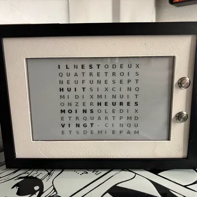 Khung treo tường cho màn hình Waveshare E-Ink 7.5" (800×480)