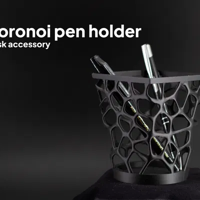 Ống Cắm Bút Voronoi - Phụ Kiện Bàn Làm Việc