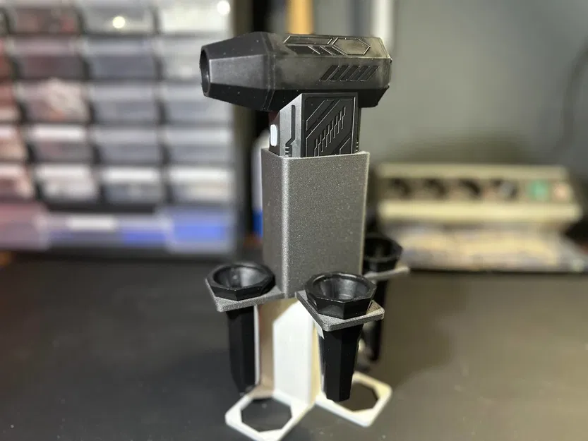 Giá treo SKÅDIS cho Cordless Air Duster + Holder đầu nozzle/adapter - Image 4