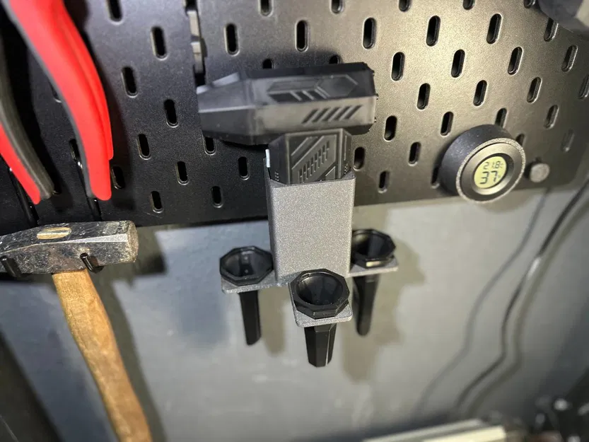 Giá treo SKÅDIS cho Cordless Air Duster + Holder đầu nozzle/adapter - Image 5