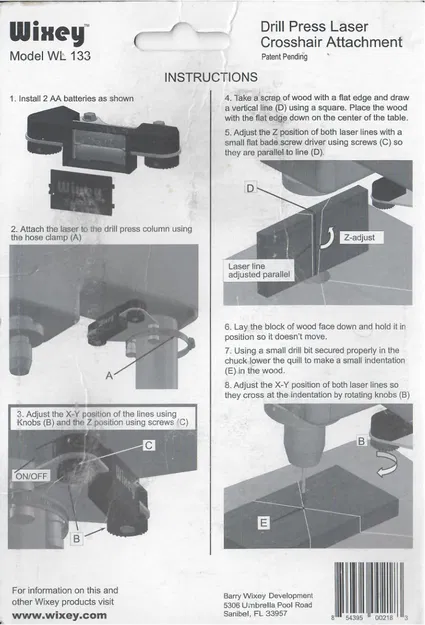 Nova Viking & Wixey Laser – Giá đỡ laser chữ thập cho Nova Viking 16" - Image 5