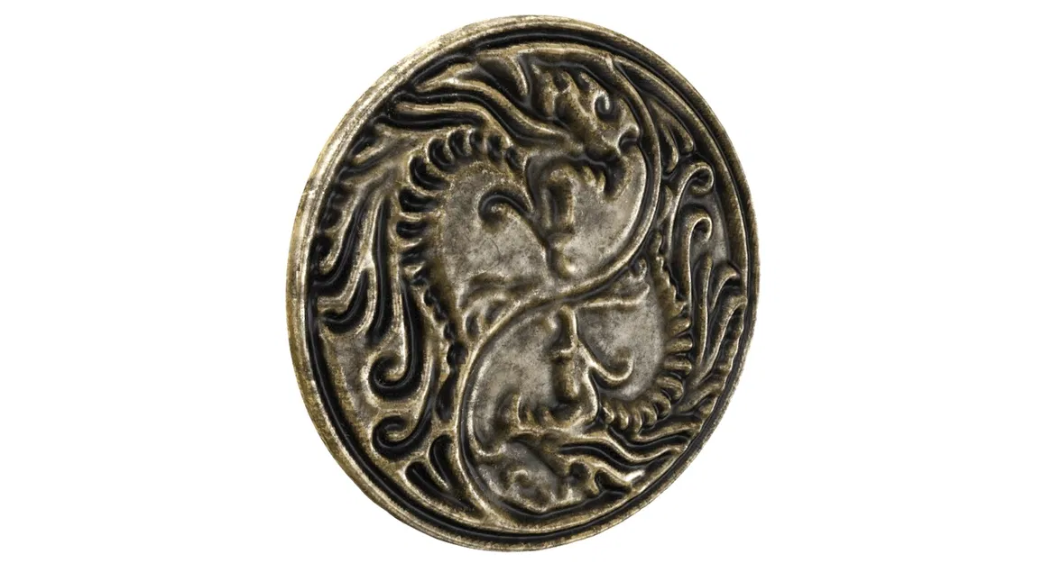 Huy Hiệu Rồng (Dragon Medallion) – Model 3D Photo-Real - Image 1