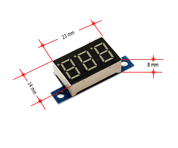 Vỏ Housing cho Digital LCD Voltmeter (Gehäuse) - Image 7