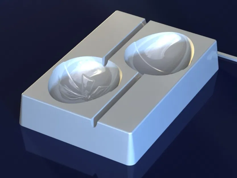 Trứng trên que (Egg on the Stick) – mẫu 3D khuôn trứng Easter - Image 2