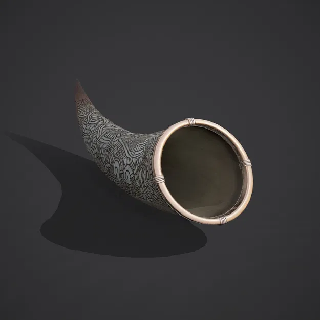 Sừng Uống Rượu Viking (Viking Drinking Horn) - Image 3