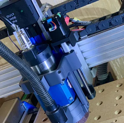 Dust Shoe Pro – Dust shoe CNC tự động chỉnh độ cao lập trình được