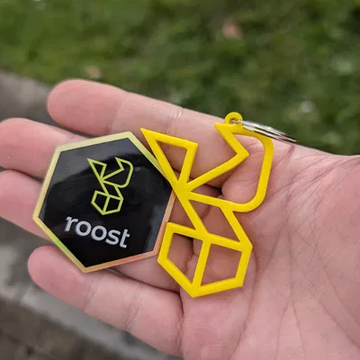 Móc khóa logo ROOST (ROOST Logo Keychain)