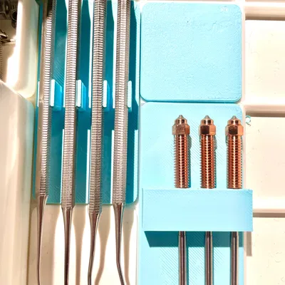 Khay Gridfinity đựng Nozzle cho Creality K1/K1C/K1 Max & Ender 3 V3/Plus