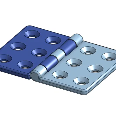 Bản lề (Scharnier/Hinge) 5 phần tử Print-in-Place V2 - Update