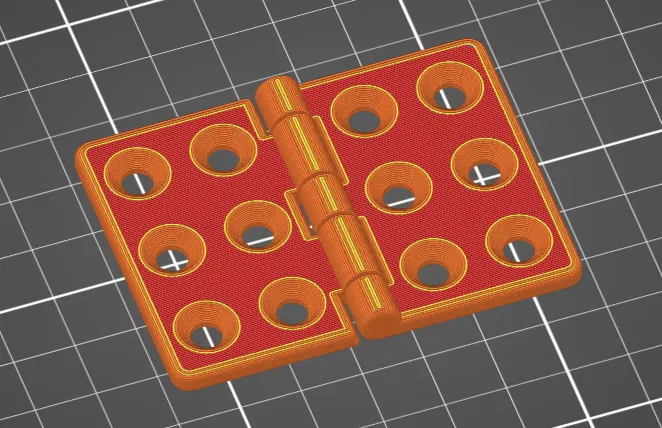 Bản lề (Scharnier/Hinge) 5 phần tử Print-in-Place V2 - Update - Image 5