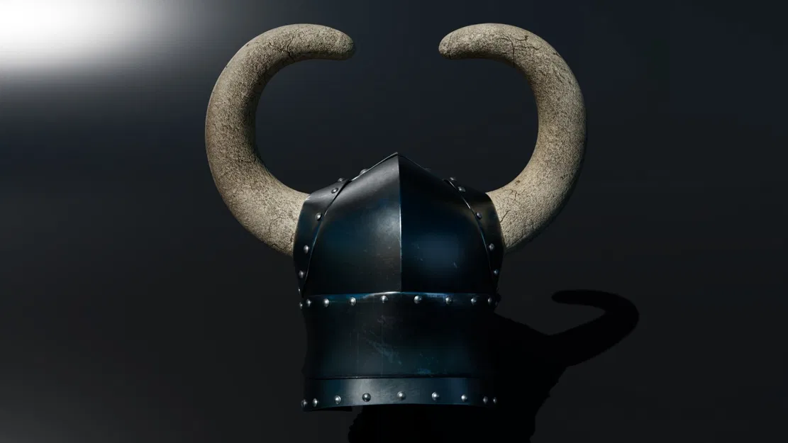 Mũ Giáp Thời Trung Cổ (Medieval Helmet) 3D - Image 4
