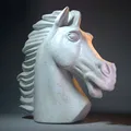 Horse Head_RzAYa – Mẫu Đầu Ngựa chất lượng cao - Thumbnail 1