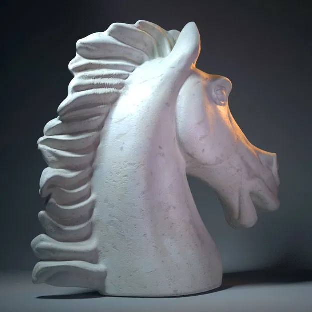 Horse Head_RzAYa – Mẫu Đầu Ngựa chất lượng cao - Image 2