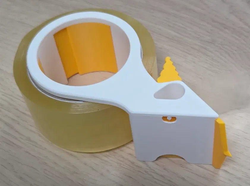 Khay cắt băng keo nhựa (chống cuộn ngược) – Plastic Tape Dispenser (anti roll-back) - Image 2