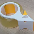 Khay cắt băng keo nhựa (chống cuộn ngược) – Plastic Tape Dispenser (anti roll-back) - Thumbnail 2