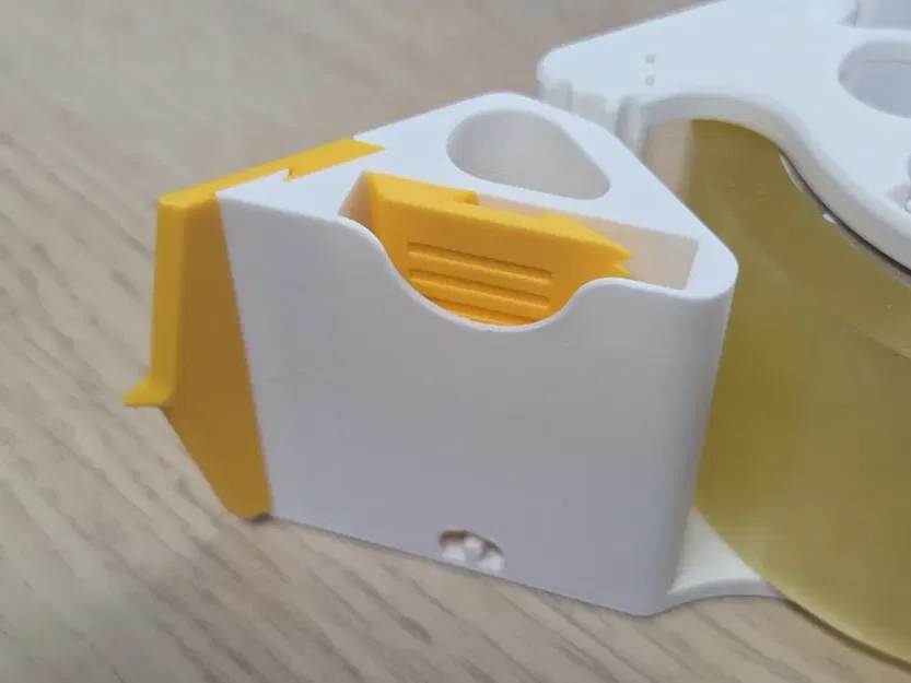 Khay cắt băng keo nhựa (chống cuộn ngược) – Plastic Tape Dispenser (anti roll-back) - Image 3