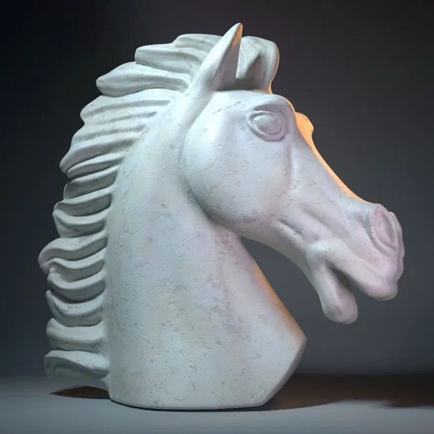 Horse Head_RzAYa – Mẫu Đầu Ngựa chất lượng cao - Image 4
