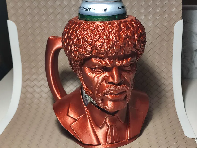 Jules (Pulp Fiction) - Samuel L. Jackson - Giá đỡ lon / Ly bia - Image 1