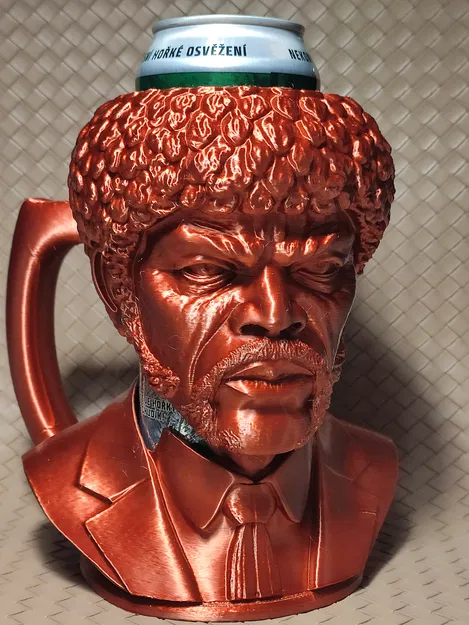 Jules (Pulp Fiction) - Samuel L. Jackson - Giá đỡ lon / Ly bia - Image 3