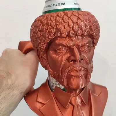 Jules (Pulp Fiction) - Samuel L. Jackson - Giá đỡ lon / Ly bia