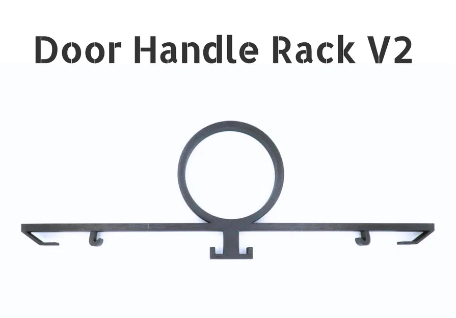 Door Handle Rack V2 (Print in Place!) [No Supports!] - In 45 phút - Image 1