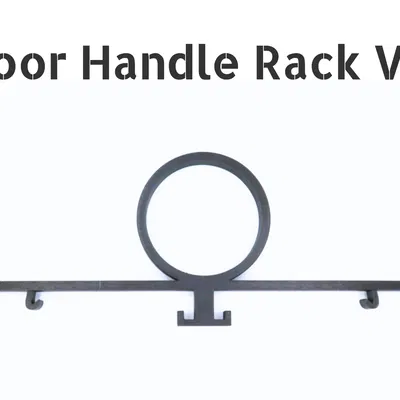 Door Handle Rack V2 (Print in Place!) [No Supports!] - In 45 phút