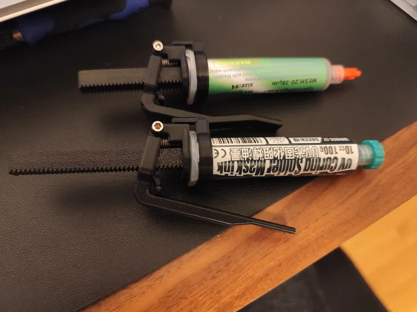 Remix bộ nhả syringe: mount 18.5/18.8, plunger chamfer, lever thẳng cho vít dài - Image 1