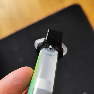 Remix bộ nhả syringe: mount 18.5/18.8, plunger chamfer, lever thẳng cho vít dài