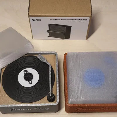 Gramm Tune (Music box) – Hộp nhạc máy nghe đĩa mini vintage