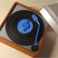 Gramm Tune (Music box) – Hộp nhạc máy nghe đĩa mini vintage - Thumbnail 6