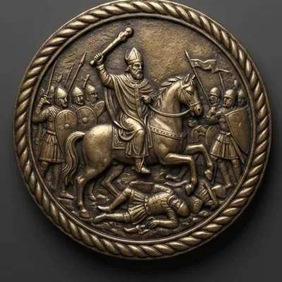 Lót Ly Khắc Cảnh Thảm Bayeux: Anglo-Saxon & Norman (Coaster)