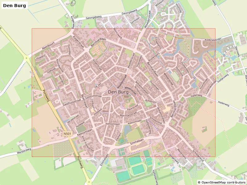 Den Burg, Netherlands - Bản thu nhỏ 3D - Image 8