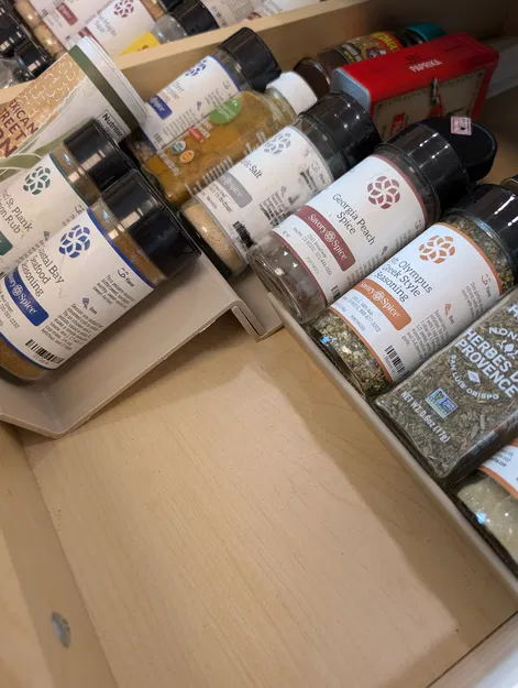 Khay sắp xếp ngăn kéo gia vị (Spice Drawer Organizer Tray) - Image 1