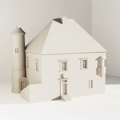 Dinh thự Uncovice Manor House (mô hình trang trí)