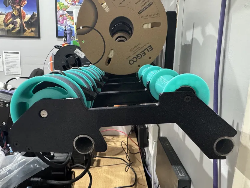 Mod gắn RepRack cho Filamentalist V2 (Clip-Attach) - chống chúi khi thay spool - Image 1