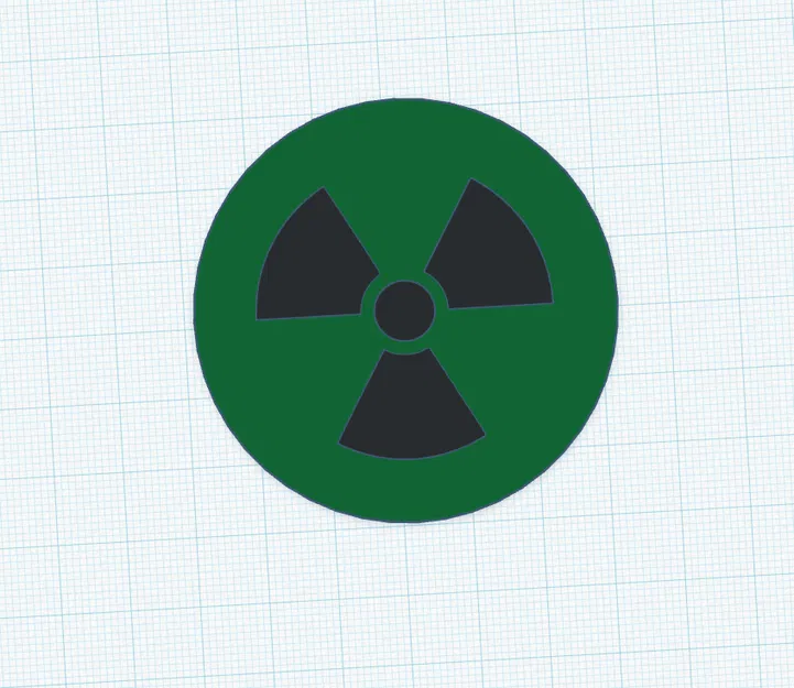 Biển báo hạt nhân (Nuclear sign) - Image 1