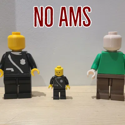 Brick Man Minfigure (tỉ lệ 2:1)