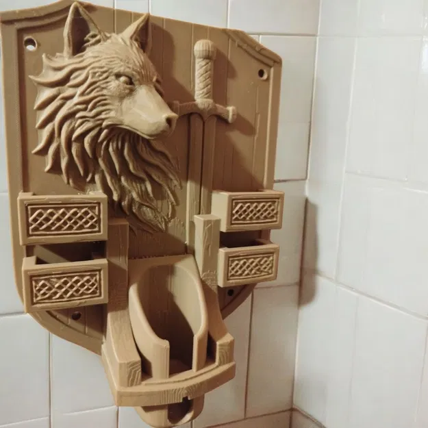 Wolf Shrine – Philips OneBlade 360: Giá treo tường dùng chân sạc zin - Image 9