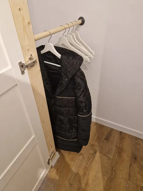 Giá đỡ thanh treo móc áo cho thanh Ø 28mm - Image 1