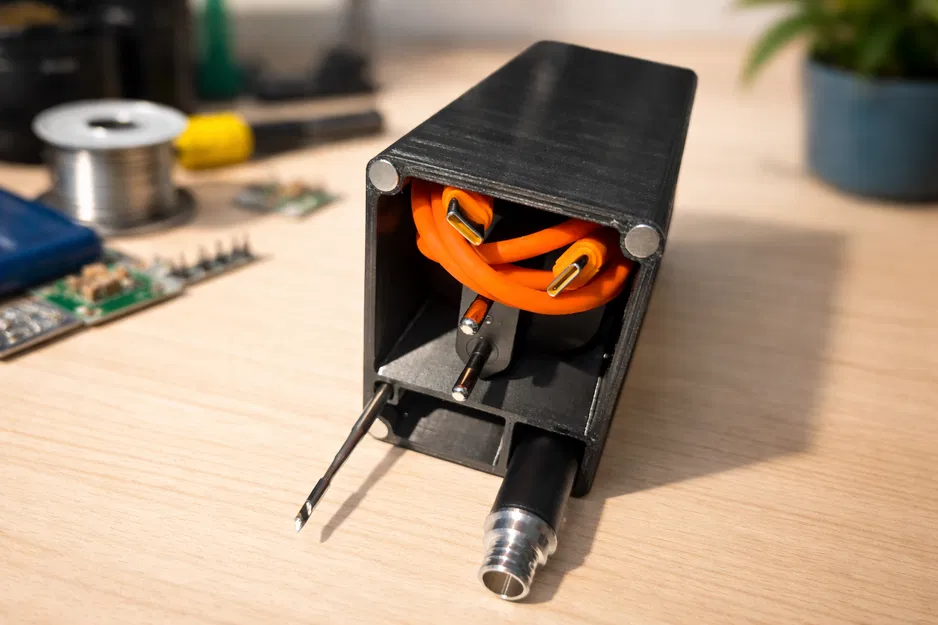 Hộp Lưu Trữ Mỏ Hàn TS21 (TS21 Soldering Iron Storage Box) - Image 1